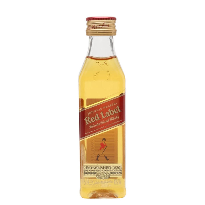 Johnnie Walker Red Label Blended Scotch Whisky 5cl Miniature - The Whisky Stock