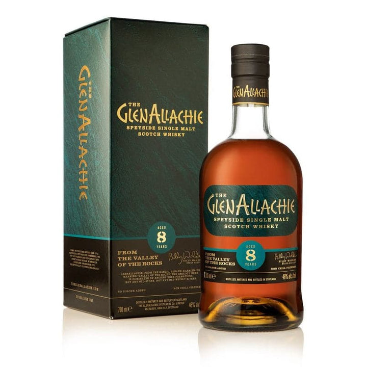 GlenAllachie 8 Year Old Speyside Single Malt Scotch Whisky - The Whisky Stock