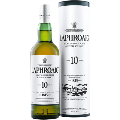 Laphroaig 10 Year Old Islay Single Malt - The Whisky Stock