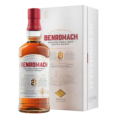 Benromach 21 Year Old Single Malt Scotch Whisky - The Whisky Stock