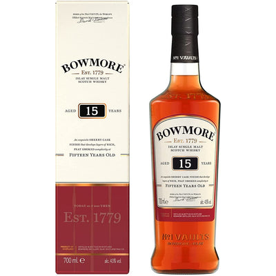Bowmore 15 Year Old Single Malt Scotch Whisky - The Whisky Stock