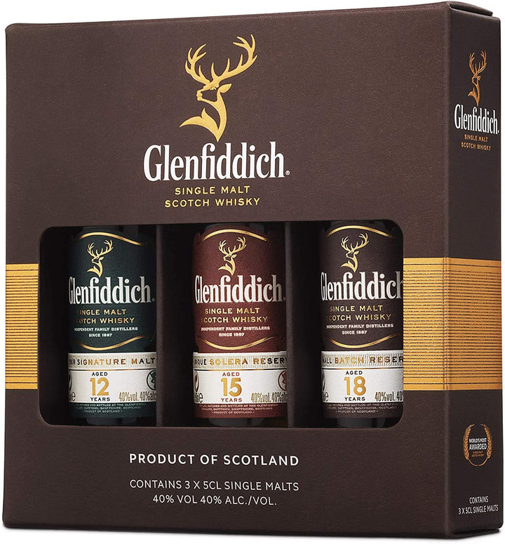 Glenfiddich Whisky Tasting Collection 3 x 5 cl - The Whisky Stock