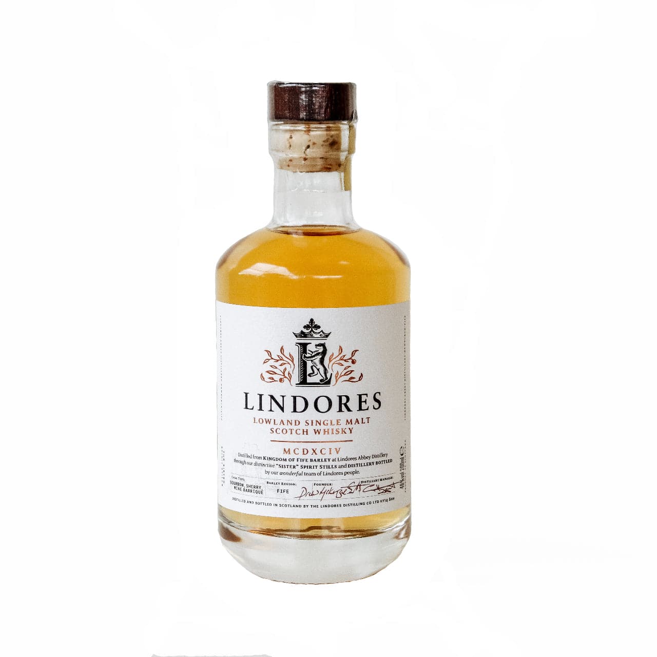 Lindores Abbey MCDXCIV Single Malt Whisky 20cl - The Whisky Stock