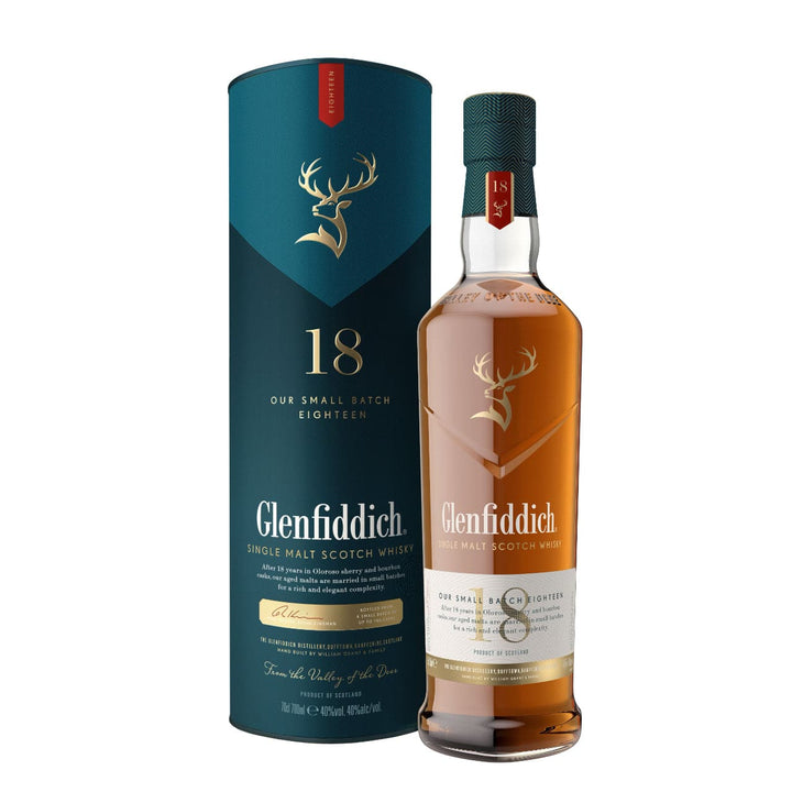 Glenfiddich 18 Year Old Single Malt Scotch Whisky 700ml