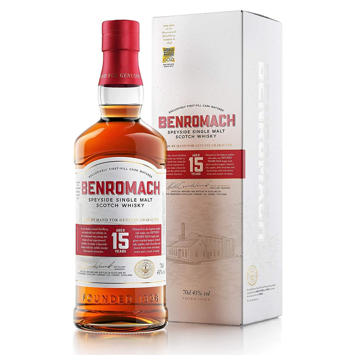 Benromach 15 Year Old Single Malt Scotch Whisky - The Whisky Stock