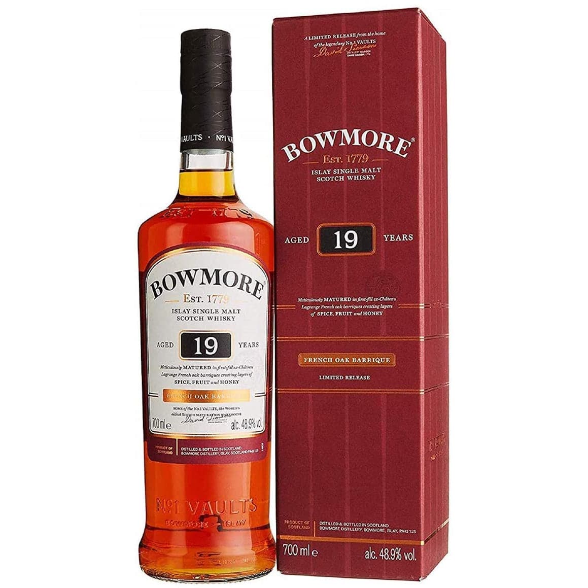 Bowmore 19 Year Old French Oak Single Malt - The Whisky Stock