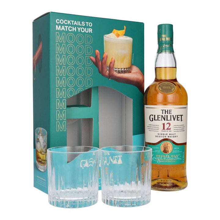 The Glenlivet 12 Year Old & 2 Glasses Gift Pack - The Whisky Stock